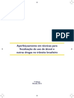 Aperfeicoamento em Tecnicas para Fiscalizacao Do Uso de Alcool e Drogas Transito SENAD PDF