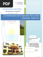 Contabilidad de Empresas Pecuarias Ganado Caprino (Terminado)