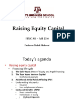 Finc361 - Lecture - 12 - Raising Equity Capital PDF