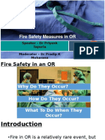 Fire in Operating Room - DR Priyank Tapuria