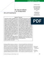 Importancia de Pruebas Cruzadas y Busqueda de Anticuerpos PDF