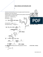 Aldehyde Ketone Carboxylic Acid Solved Questions