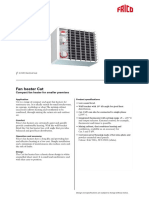 Aeroterma Electrica de Perete FRICO C9 9 KW 400V Fisa Tehnica