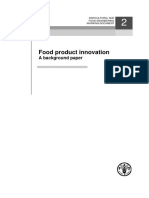 Food Product Innovation: A Background Paper