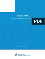 INFORME 98 - Honorable Senado de La Nación I