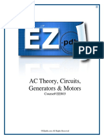 EE603 AC Theory Circuits Generators Motors