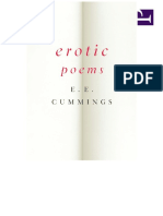 Erotic Poems - E. E. Cummings