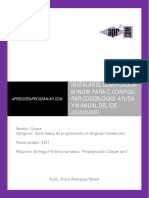 CU00509F Instalar Compilador MinGW para C y Configurar CodeBlocks Manual PDF