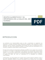 Grupos Alimenticios y Su Importancia