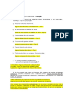 Noções Básicas de Lógica - Exercícios - Correção