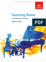 Teaching Notes On Piano Exam Pi - Ellis, Stephen