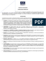 Formato de Contrato de Seguro