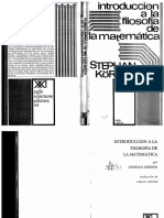 Körner - Introducción A La Filosofía de Las Matemáticas