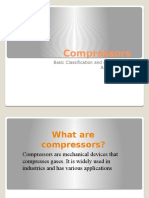 Compressors: Basic Classification and Design Overview and