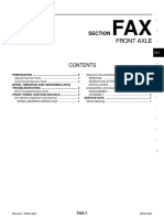 Front Axle: Section