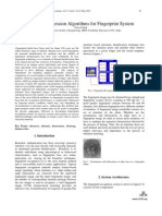 Image Compression Algorithms For Fingerprint System