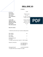 Specifications Hyperconvergency