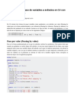 Entendiendo El Paso de Variables A Métodos en C# Con Ref, Params y Out.