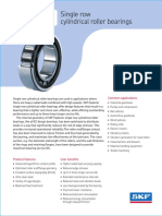 Why SKF? Single Row Cylindrical Roller Bearings: Common Applications