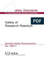 IAEA SSR-3 - Safety of Research Reactors