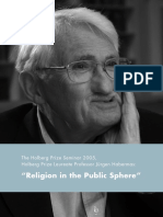 Religion in The Public Sphere - The Holberg Prize Seminar 2005