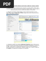 Convertir Archivos DWG de Autocad A KMZ de Google Earth