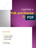 Folk and Popular Culture CH 4 Lecture Notes 2016