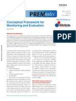 Notes: Conceptual Framework For Monitoring and Evaluation