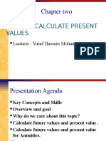 Chapter Two: How To Calculate Present Values