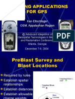 Blasting Application For GPS