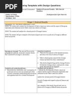 Blank Unit Planning Template Cyle Herron