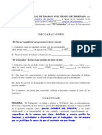 5 Contrato Por Tiempo Determinado Sujeto A Periodo de Prueba