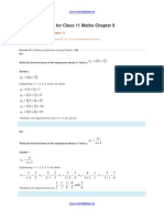 NCERT Solutions For Class 11 Maths Chapter 9: Sequences and Series Class 11