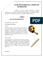 Clasificacion de Instrumentos y Equipos de Medicion