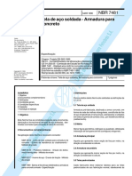 NBR 07481 - 1990 - Tela de Aço Soldada - Armadura para Concreto PDF