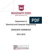 Ece Graduate Handbook 2015