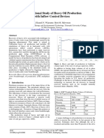 Computational Study of Heavy Oil Production With Inflow Control Devices