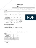 Semester I BBA105 Computer Fundamentals