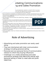 Business Marketing Communications: Advertising and Sales Promotion