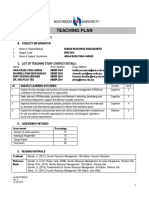 DHR5018 - Teaching Plan For MMLS