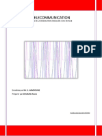 Telecomunication: Etude de La Modulation Angulaire Avec MATLAB