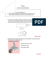 Tutorial 1 Ecs208 - Basic Solid Mechanics Learning Outcome: Thickness 30mm