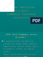 Trauma Sensitive Work With Domestic Violence Victims