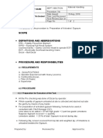 SOP - 22 - Preparation of Activated Gypsum