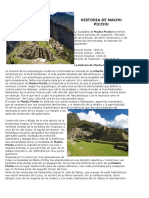 Historia de Machu