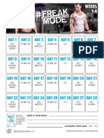 Freakmode Calendar PDF