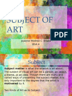 Subject of Art