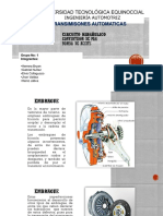 Circuito Hidráulico Transmisión Automatica