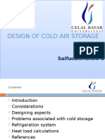 Design of Cold Storage