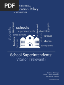 Superintendents' Affect On Student Achievement